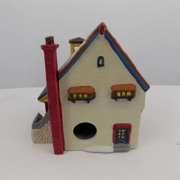 Lemax Dickensvale 11 Piece Lighted Village Set Christmas Decoration Vtg Box FLAW - Picture 4 of 11